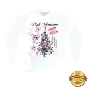 Just Trish Merch Store Pink Christmas Long Sleeve