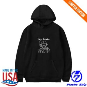 Arc Raiders Merch Store Arc Raiders Black Hey Raider Hoodie