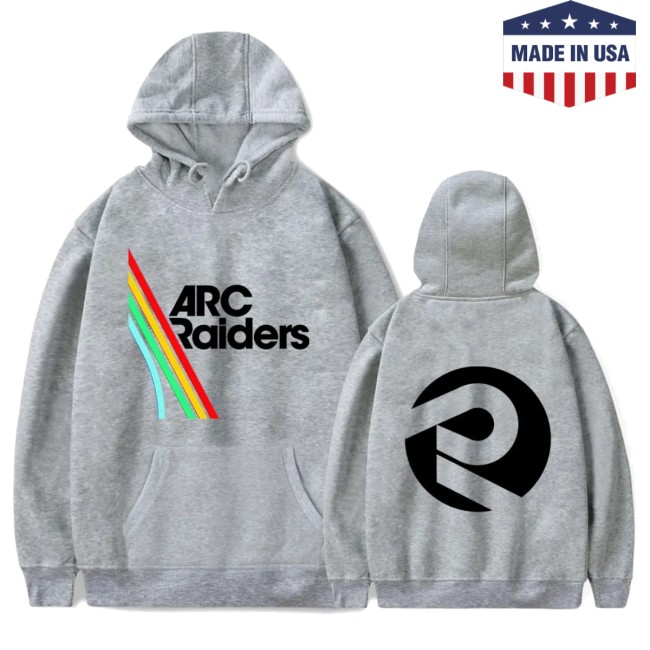 Arc Raiders Merch Store Arc Raiders Gray Logo Hoodie Arc Raiders Merch Store Arc Raiders Gray Logo Hoodie