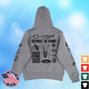 Mynameisgriz Store Merch Griz Future Funk Pullover Hoodie In Light Heather