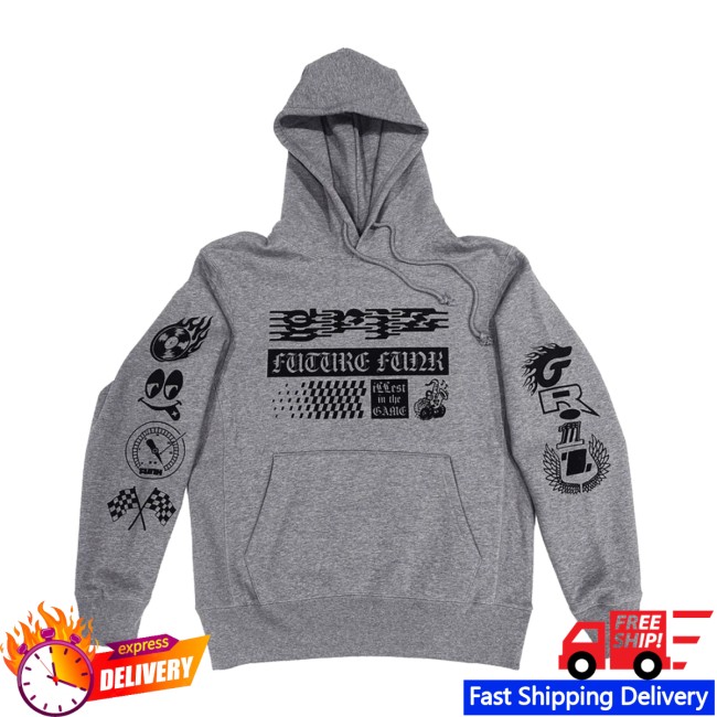Mynameisgriz Store Merch Griz Future Funk Pullover Hoodie In Light Heather Mynameisgriz Store Merch Griz Future Funk Pullover Hoodie In Light Heather