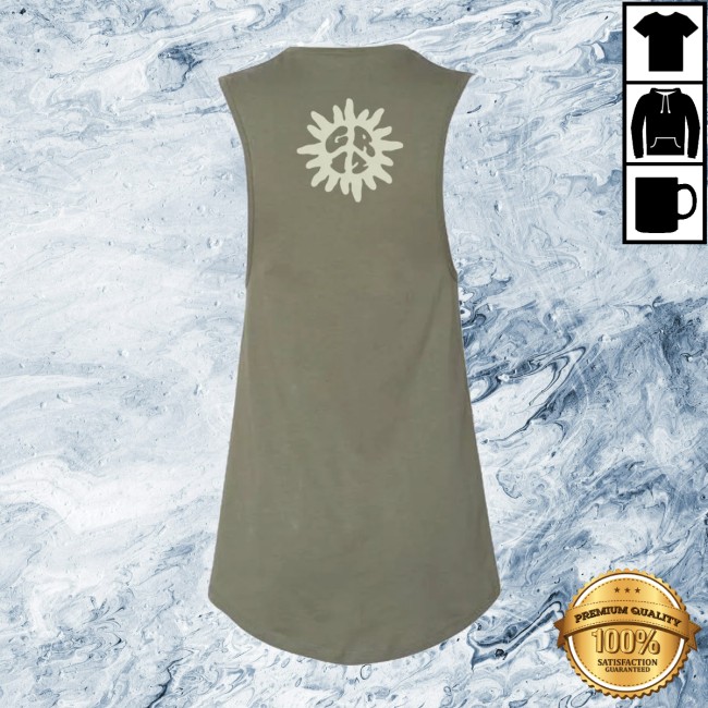 Mynameisgriz Store Merch Souls Made Of Stars Women’s Sleeveless Top In Earth Green Mynameisgriz Store Merch Souls Made Of Stars Women’s Sleeveless Top In Earth Green
