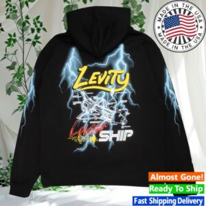 Levity Merch Store Lasership Tour Lightning Pullover Hoodie In Black