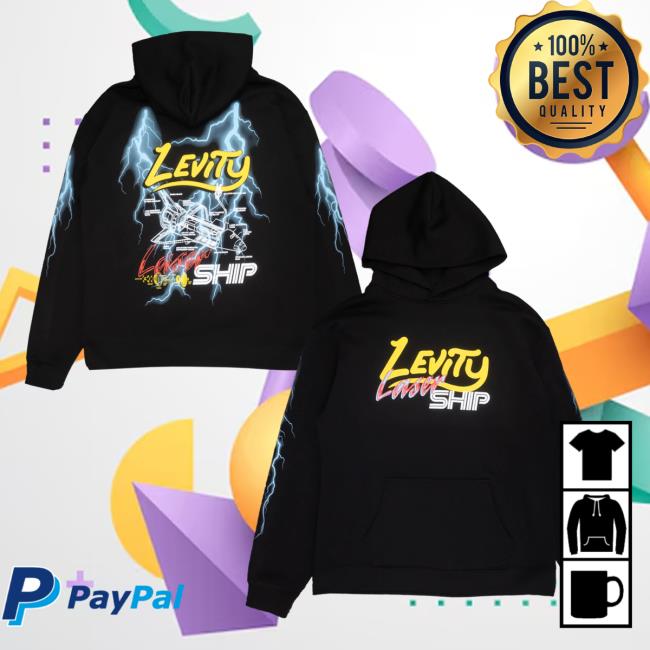 Levity Merch Store Lasership Tour Lightning Pullover Hoodie In Black 4 kenny Levity Merch Store Lasership Tour Lightning Pullover Hoodie In Blackaa