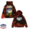 kenny Levity Merch Store Lasership Tour Red Shift Tie Dye Pullover Hoodieaa