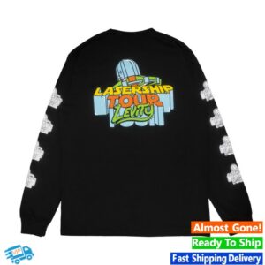Levity Merch Store Shop Lasership Tour Spaceship Long Sleeve In Black