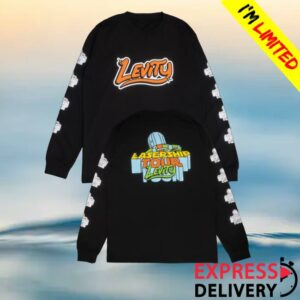 Levity Merch Store Lasership Tour Spaceship Long Sleeve In Black
