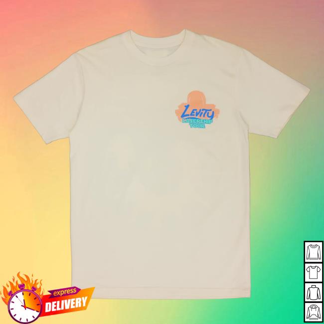 Levity Merch Store Levity Space Sounds Tee In Cream Levity Merch Store Levity Space Sounds Tee In Cream