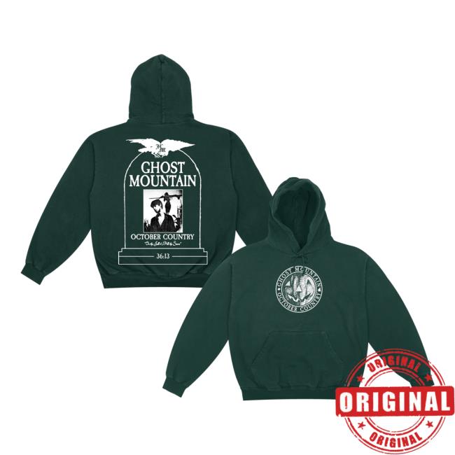 Haunted Mound Merch Store Ghost Mountain Seal Hoodie Green Haunted Mound Merch Store Ghost Mountain Seal Hoodie Green