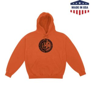 Haunted Mound Merch Store Ghost Mountain Seal Hoodie Orange
