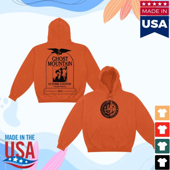 Haunted Mound Merch Store Ghost Mountain Seal Hoodie Orange Haunted Mound Merch Store Ghost Mountain Seal Hoodie Orange