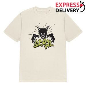 Scowl Store Merch Cartoon Wolf T-Shirt