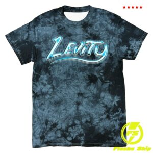 Levity Merch Store Levity Logo Chrome T In Black Tie Dye