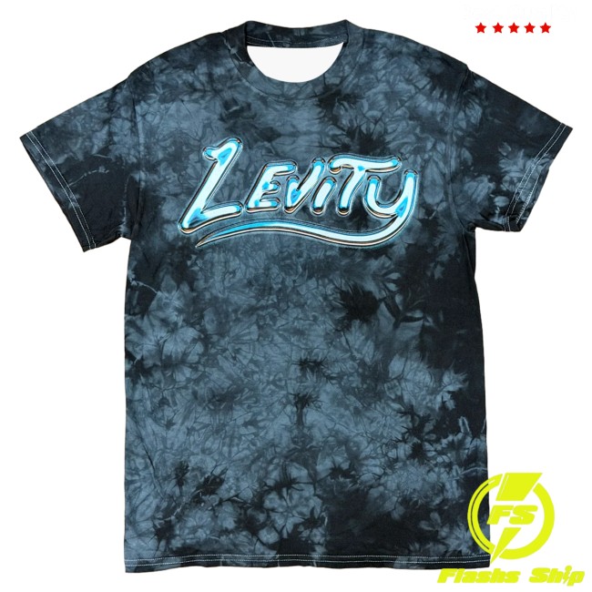 Levity Merch Store Levity Logo Chrome T In Black Tie Dye Levity Merch Store Levity Logo Chrome T In Black Tie Dye