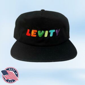 Levity Merch Store Levity Rainbow Embroidered 5-Panel Hat