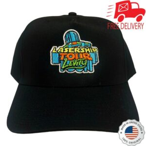 Levity Store Merch Lasership Tour Embroidered Snapback Hat