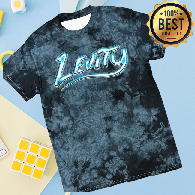 Levity Merch Store Levity Logo Chrome T In Black Tie Dye Levity Merch Store Levity Logo Chrome T In Black Tie Dye