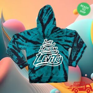 Levity Merch Store Levity Aqua Tie Dye Logo Hoodie