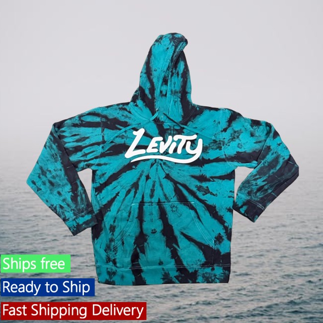 Levity Merch Store Levity Aqua Tie Dye Logo Hoodie Levity Merch Store Levity Aqua Tie Dye Logo Hoodie