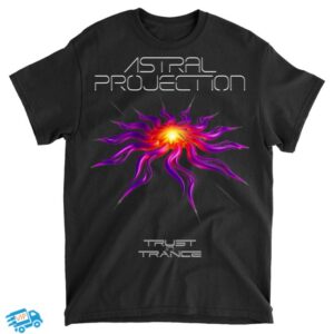 Astral Projection Store Merch Astral Projection Dancing Galaxy Official T-Shirt
