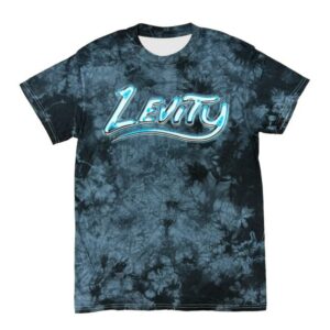 Levity Merch Store Levity Logo Chrome T In Black Tie Dye