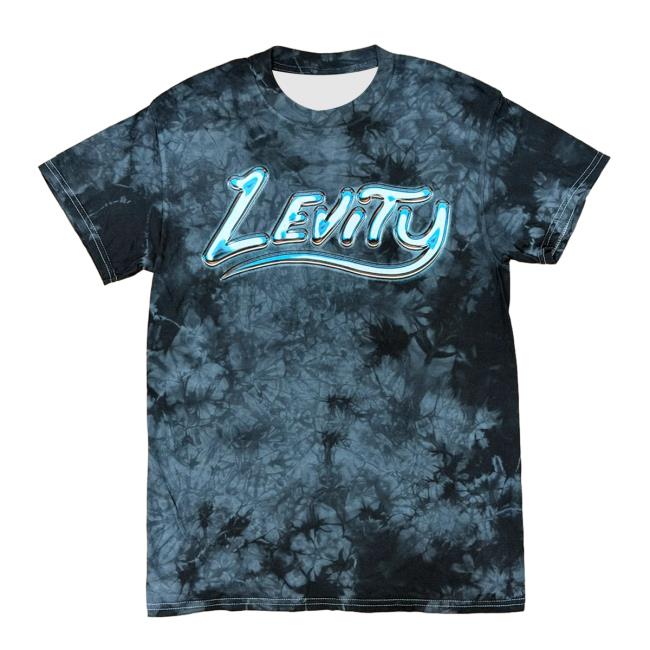 Levity Merch Store Levity Logo Chrome T In Black Tie Dye Levity Merch Store Levity Logo Chrome T In Black Tie Dye