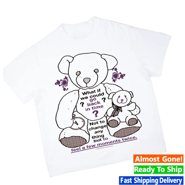 Online Ceramics Store Merch Back In Time White Tee Online Ceramics Store Merch Back In Time White Tee