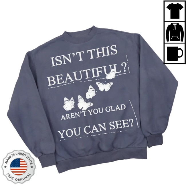 Online Ceramics Store Merch Aren’t You Glad You Can See Hand Dip Dyed Fleece Online Ceramics Store Merch Aren’t You Glad You Can See Hand Dip Dyed Fleece