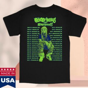 Everydaydays Store Merch The Good Nights & Bad Mornings Tour Black T-Shirt