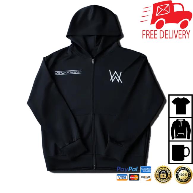 Alan Walker Merch Store World Of Walker Skyline Zip Hoodie Alan Walker Merch Store World Of Walker Skyline Zip Hoodie