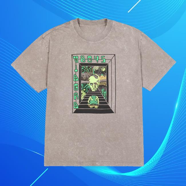 Viagra Boys Merch Store Draconian Ponzi Scheme T-Shirt Washed Grey Viagra Boys Merch Store Draconian Ponzi Scheme T-Shirt Washed Grey