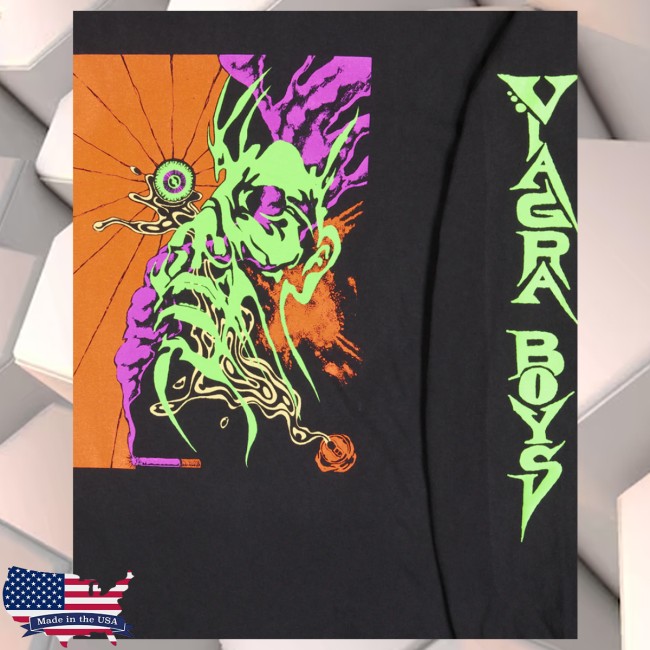 Viagra Boys Merch Store Shop Imploding Consciousness Longsleeve T-Shirt Viagra Boys Merch Store Shop Imploding Consciousness Longsleeve T-Shirt