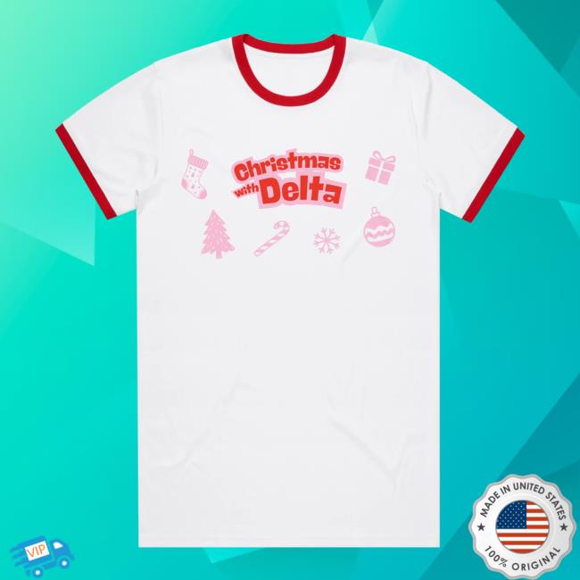 Delta Goodrem Merch Store Christmas With Delta Unisex Ringer T Shirt Delta Goodrem Merch Store Christmas With Delta Unisex Ringer T Shirt