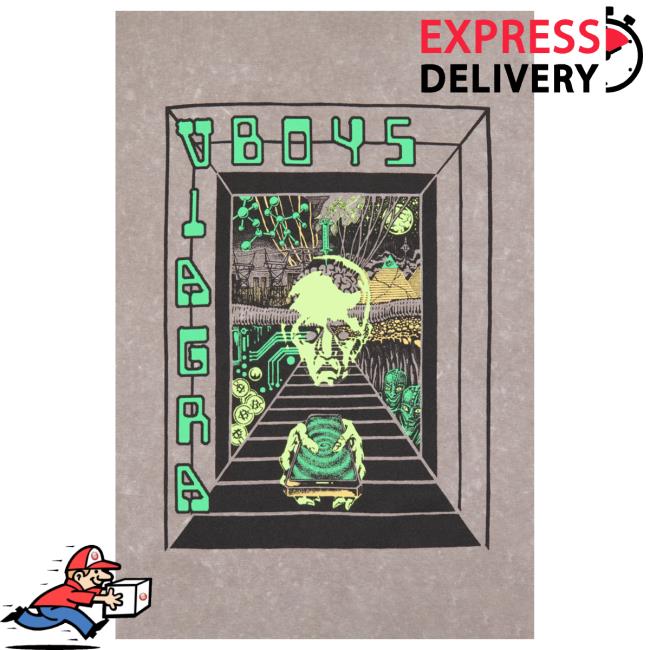 Viagra Boys Merch Store Draconian Ponzi Scheme T-Shirt Washed Grey Viagra Boys Merch Store Draconian Ponzi Scheme T-Shirt Washed Grey