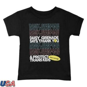 Absolutemerch Store Daisy Grenade Protect Trans Kids T