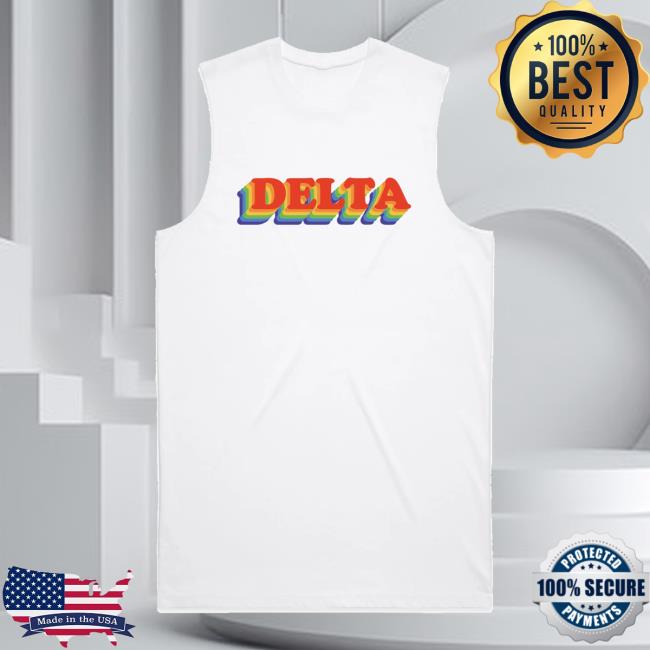 Delta Goodrem Merch Store Delta Rainbow Logo Unisex Tank Delta Goodrem Merch Store Delta Rainbow Logo Unisex Tank