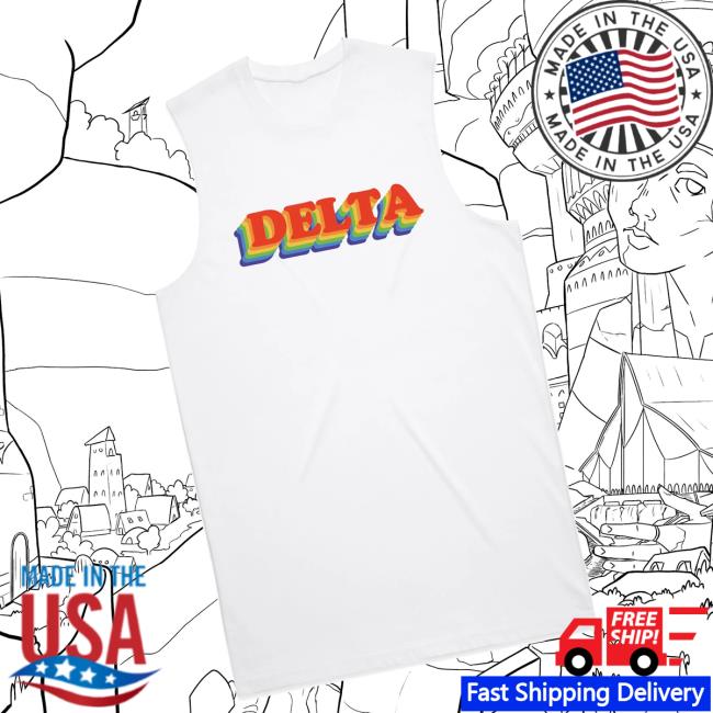 Delta Goodrem Merch Store Delta Rainbow Logo Unisex Tank Delta Goodrem Merch Store Delta Rainbow Logo Unisex Tank