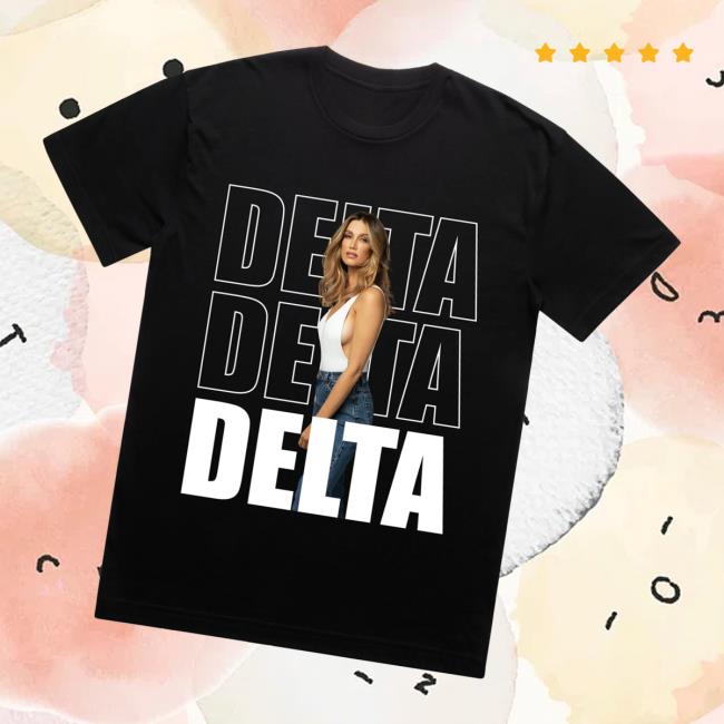 Delta Goodrem Merch Store Oversized Delta Logo Unisex T Shirt Delta Goodrem Merch Store Oversized Delta Logo Unisex T Shirt