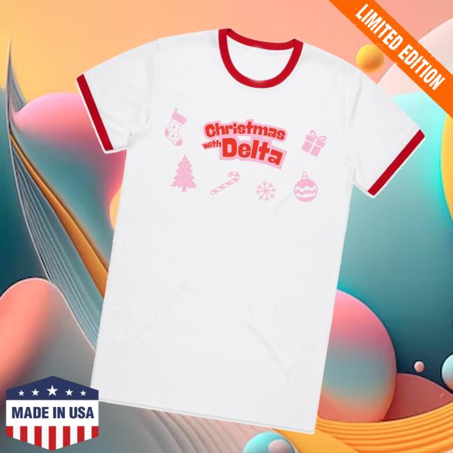 Delta Goodrem Merch Store Christmas With Delta Unisex Ringer T Shirt Delta Goodrem Merch Store Christmas With Delta Unisex Ringer T Shirt
