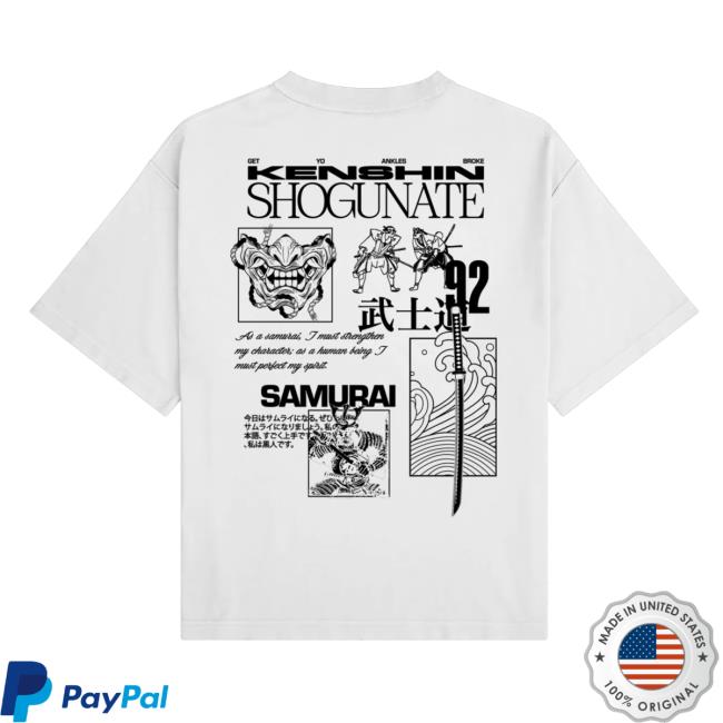 Coryxkenshin Merch Store Shogunate White Tee Coryxkenshin Merch Store Shogunate White Tee