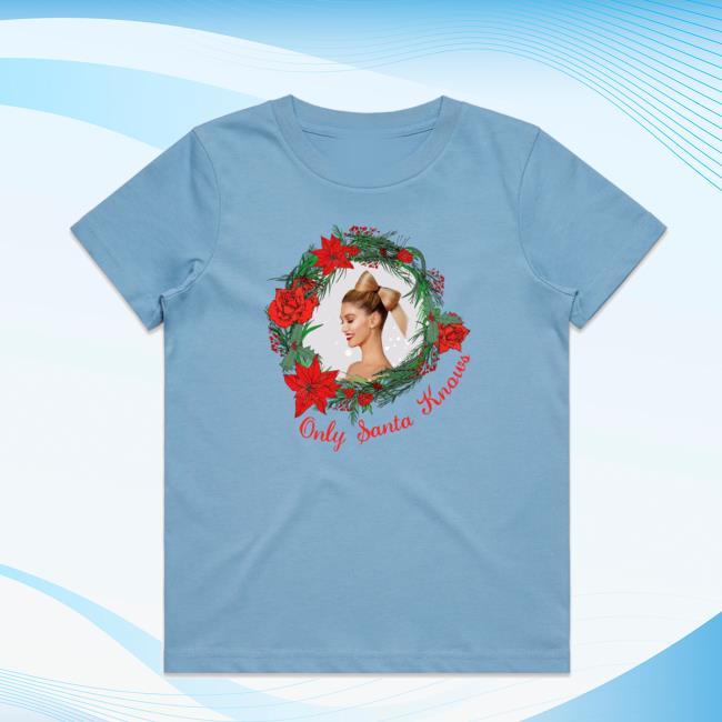 Delta Goodrem Merch Store Only Santa Knows Wreath Delta Goodrem T Shirt Delta Goodrem Merch Store Only Santa Knows Wreath Delta Goodrem T Shirt