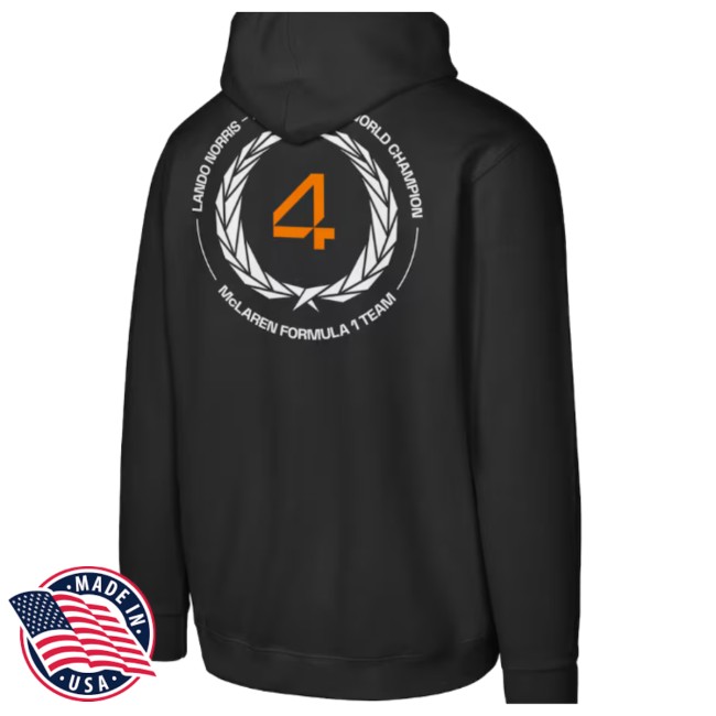 Us F1 Store Merch Lando Norris Black Mclaren F1 Team 2025 Drivers’ World Champion Hoodie Us F1 Store Merch Lando Norris Black Mclaren F1 Team 2025 Drivers’ World Champion Hoodie