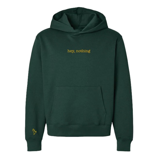 Interscope Records Store Merch Hey, Nothing Logo Hoodie Interscope Records Store Merch Hey, Nothing Logo Hoodie