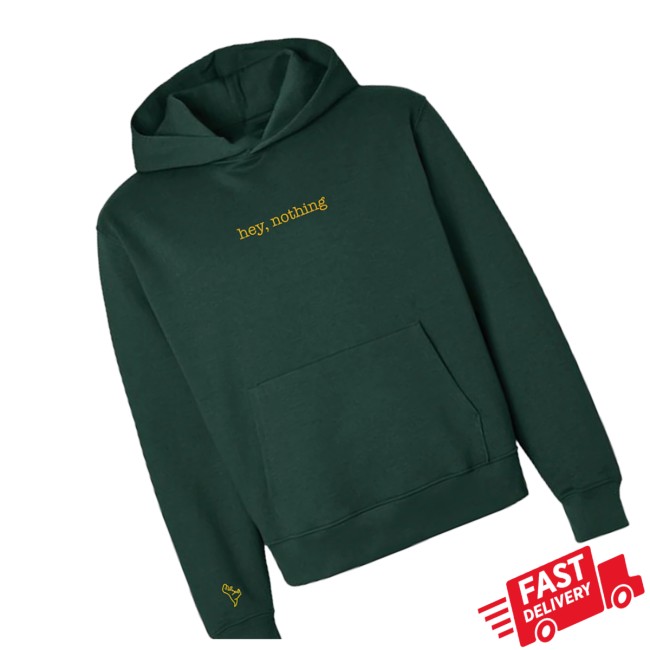 Interscope Records Store Merch Hey, Nothing Logo Hoodie Interscope Records Store Merch Hey, Nothing Logo Hoodie