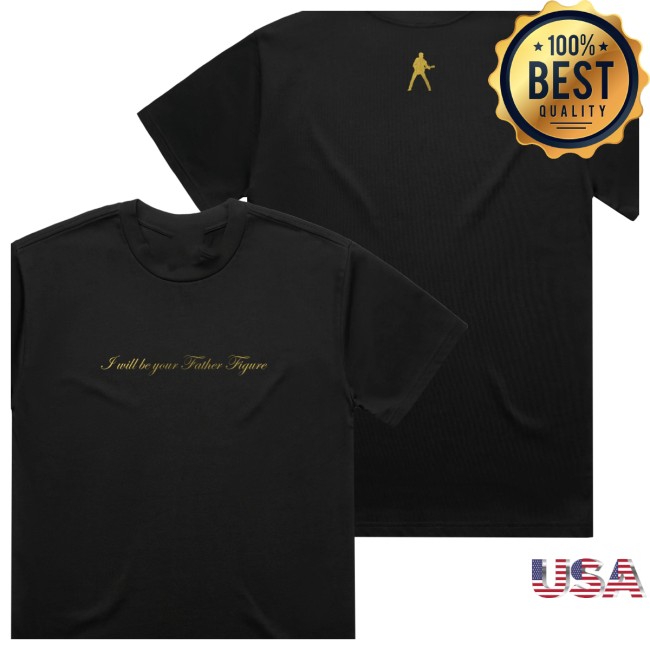 George Michael Store Merch Father Figure Black Tee George Michael Store Merch Father Figure Black Tee