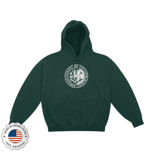 Haunted Mound Store Merch Ghost Mountain Seal Hoodie Green Haunted Mound Store Merch Ghost Mountain Seal Hoodie Green