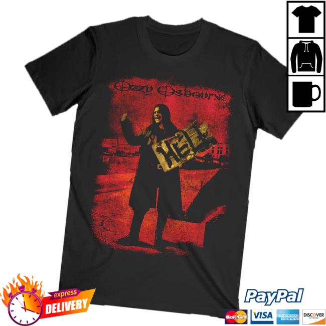 Ozzy Osbourne Merch Store Hitchhiking To Hell Tee Ozzy Osbourne Merch Store Hitchhiking To Hell Tee