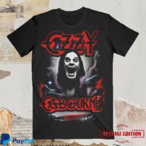 Ozzy Osbourne Merch Store Ozzy Memorial Cross Tee