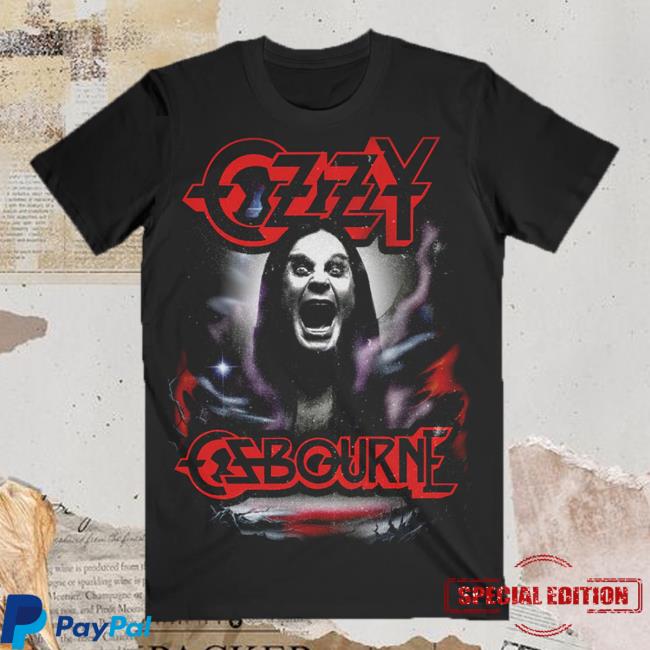 Ozzy Osbourne Merch Store Ozzy Memorial Cross Tee Ozzy Osbourne Merch Store Ozzy Memorial Cross Tee