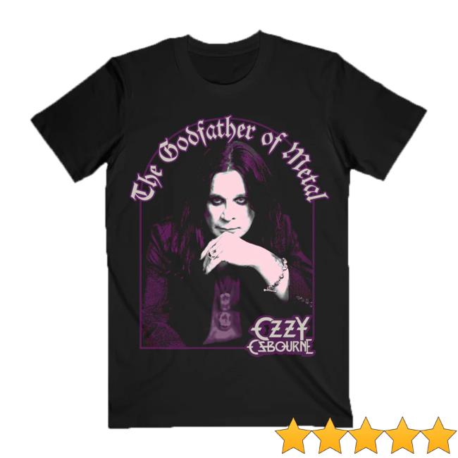 Ozzy Osbourne Merch Store The Godfather Of Metal Tee Ozzy Osbourne Merch Store The Godfather Of Metal Tee